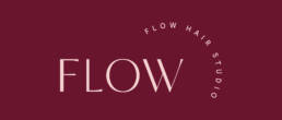 Visuel identitet for Flow Hair Studio