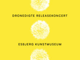 Plakat for Recorder Recorders releasekoncert på Esbjerg Kunstmuseum