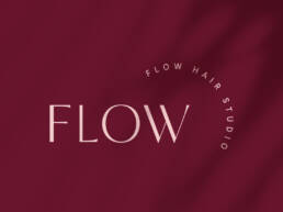 Visuel identitet for Flow Hair Studio